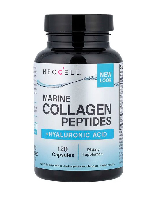 NeoCell Marine Collagen Peptides + Hyaluronic Acid в официальном магазине iHerb США - заказать в Россию