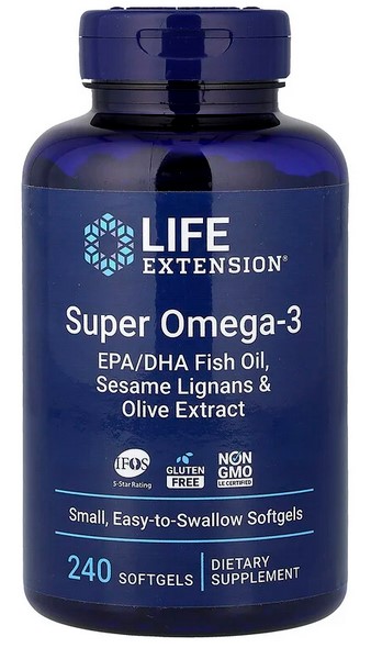 БАД с магнием Life Extension Super Omega-3 в официальном магазине iHerb США для заказа в Россию