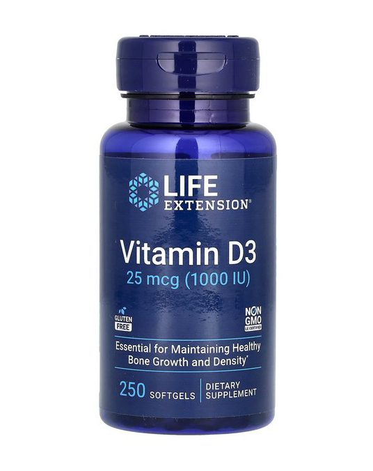 Витамин D Life Extension Vitamin D3 в официальном магазине iHerb США для заказа в Россию