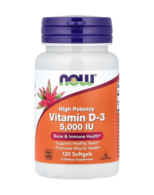 Витамин NOW Foods Vitamin D3 High Potency в официальном магазине iHerb США для заказа в Россию