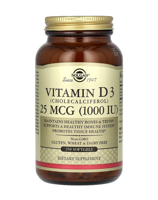 Витамин Д Solgar Vitamin D3 в официальном магазине iHerb США для заказа в Россию